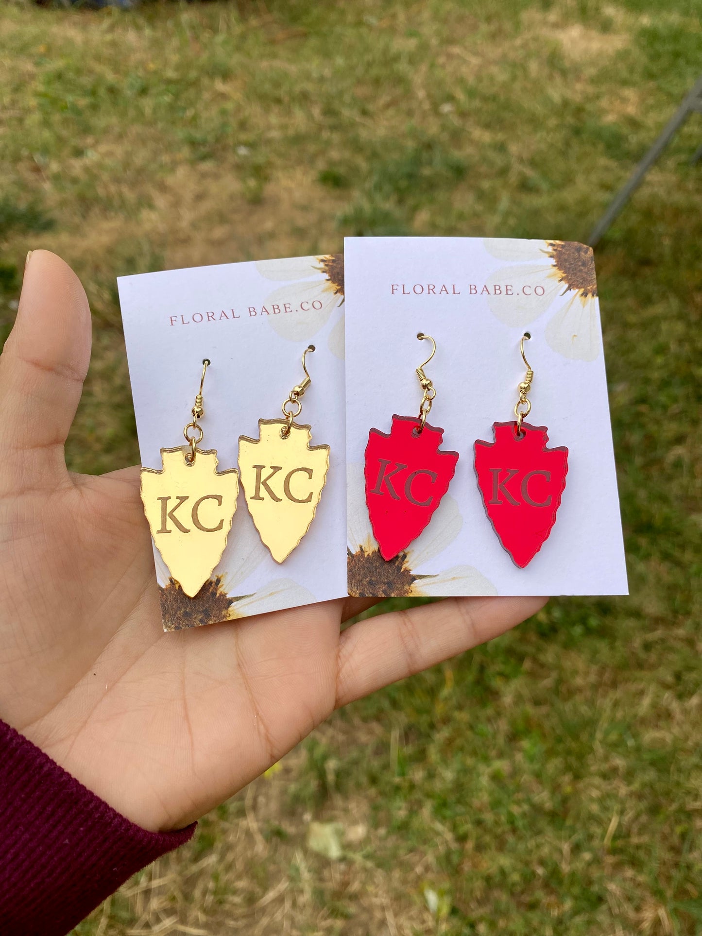 KC earrings