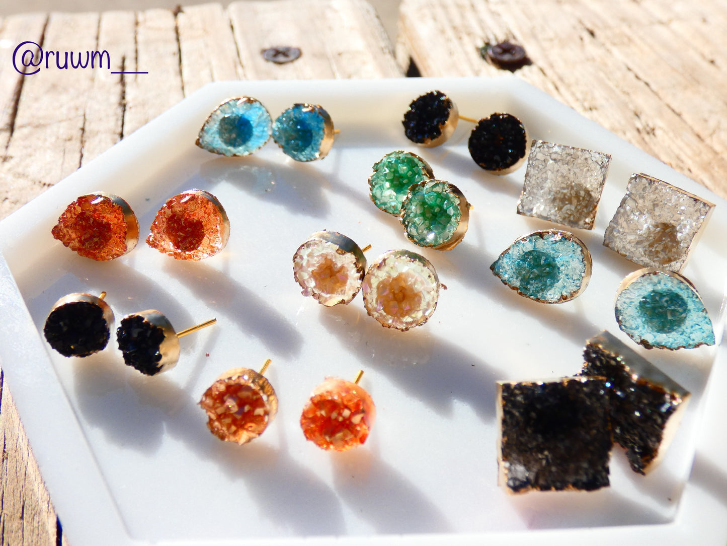 Druzy earrings