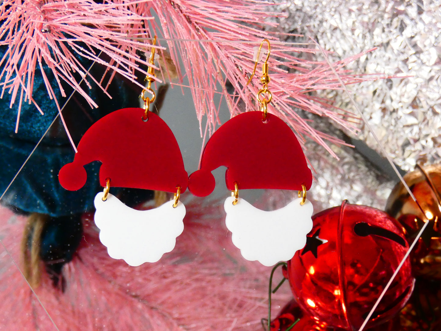 Santa Earrings