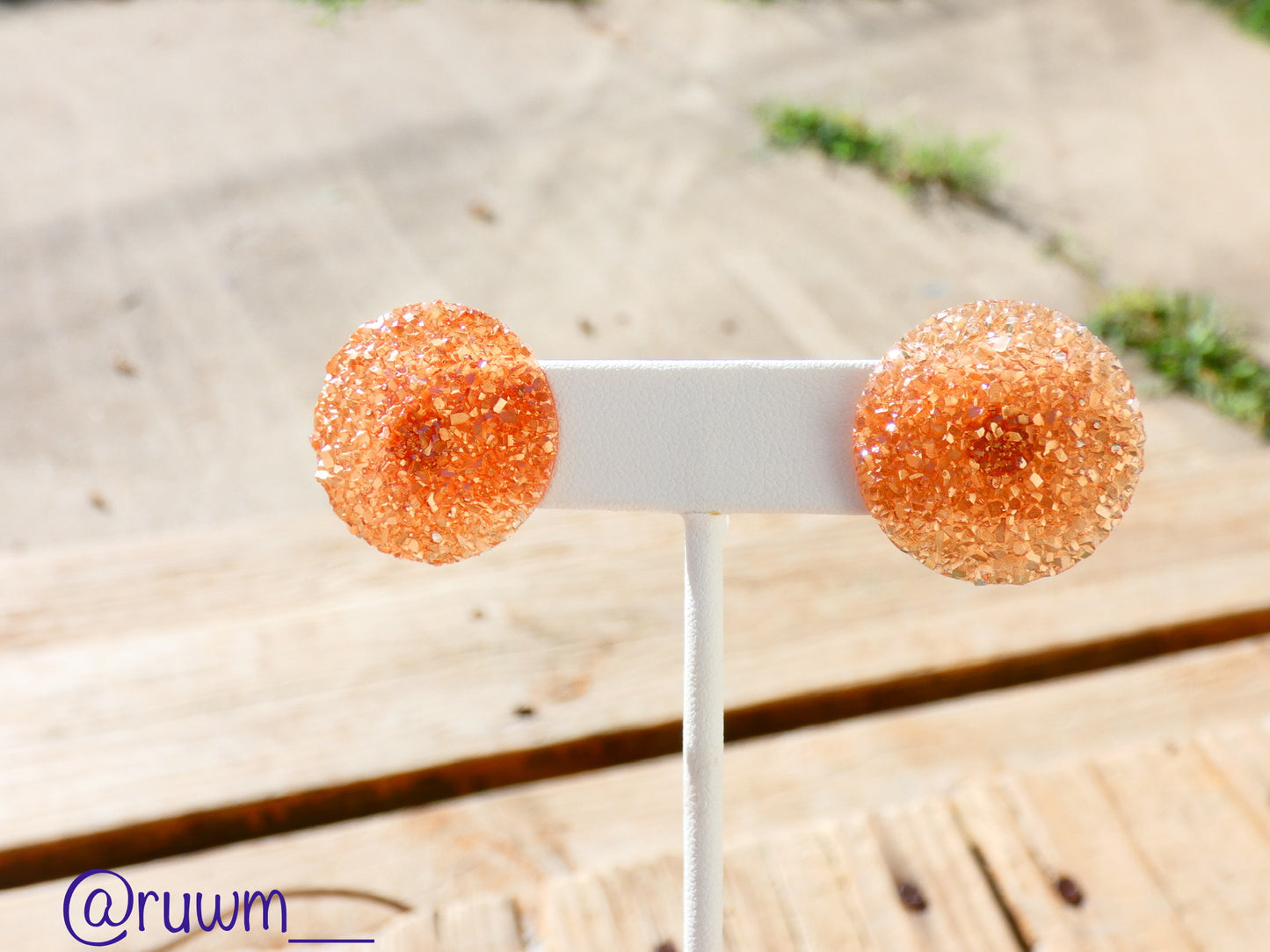 Large Druzy Earrings