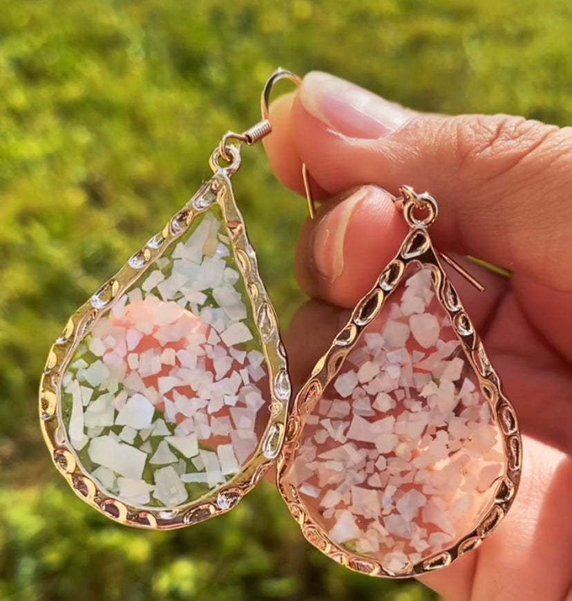 Tear drop earrings