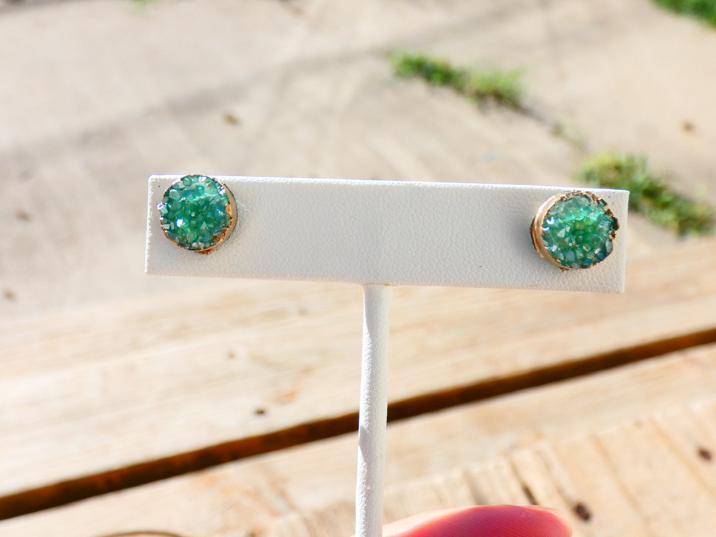Druzy earrings