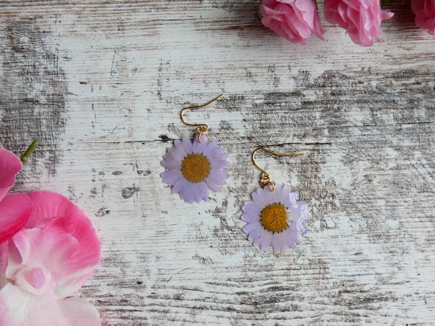 Real Flower Earrings