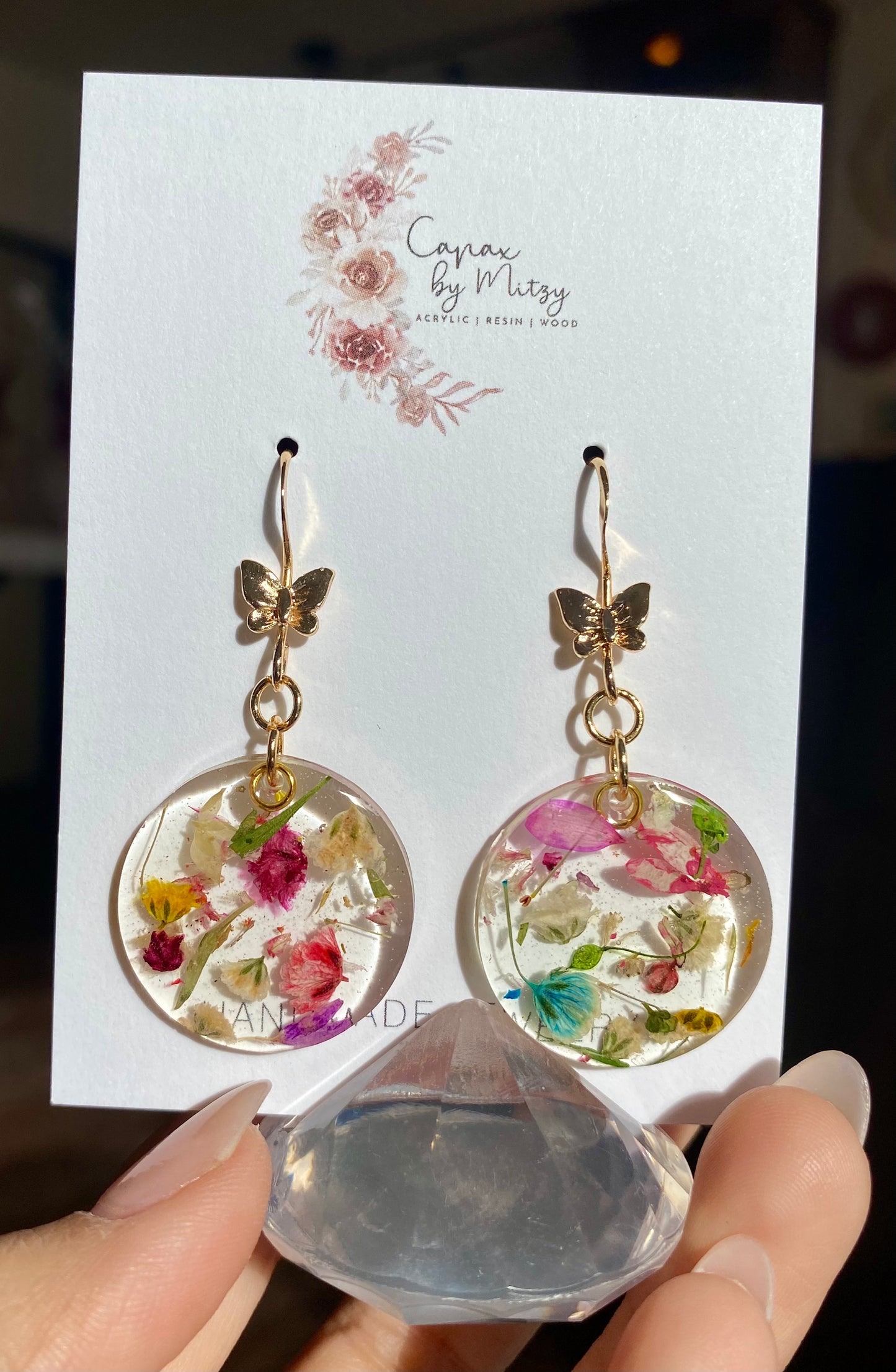 Confetti Flower Earrings