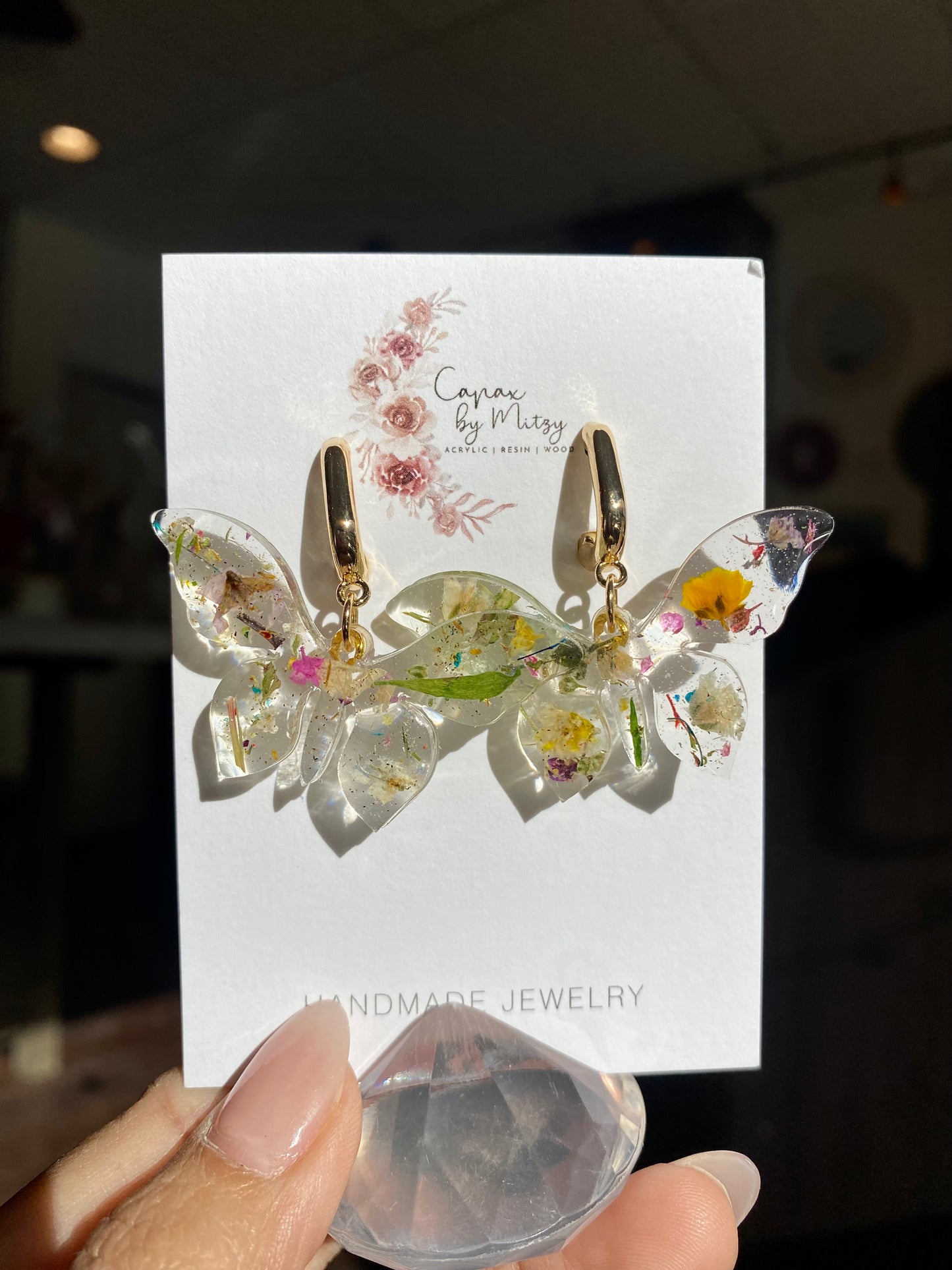 Confetti Flower Earrings