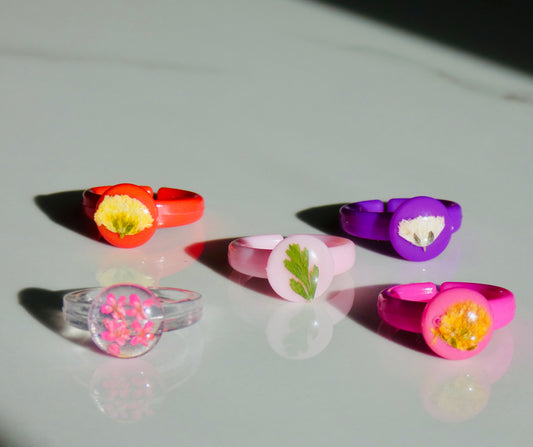 Vida Floral Rings