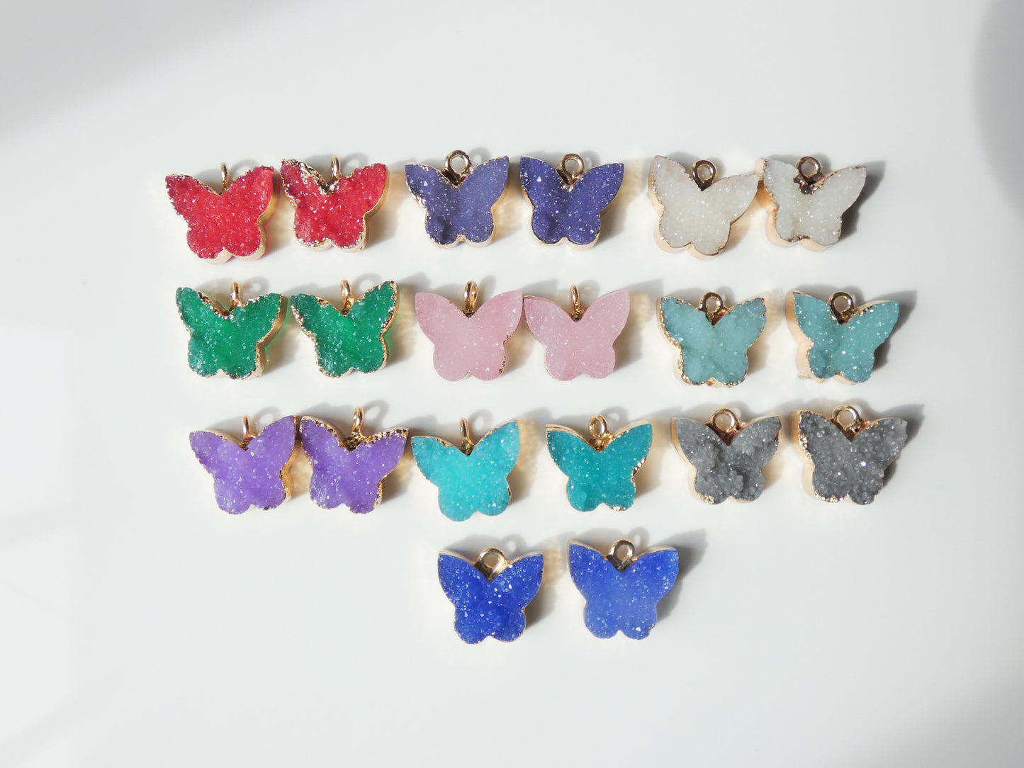 Druzy Butterfly Earrings