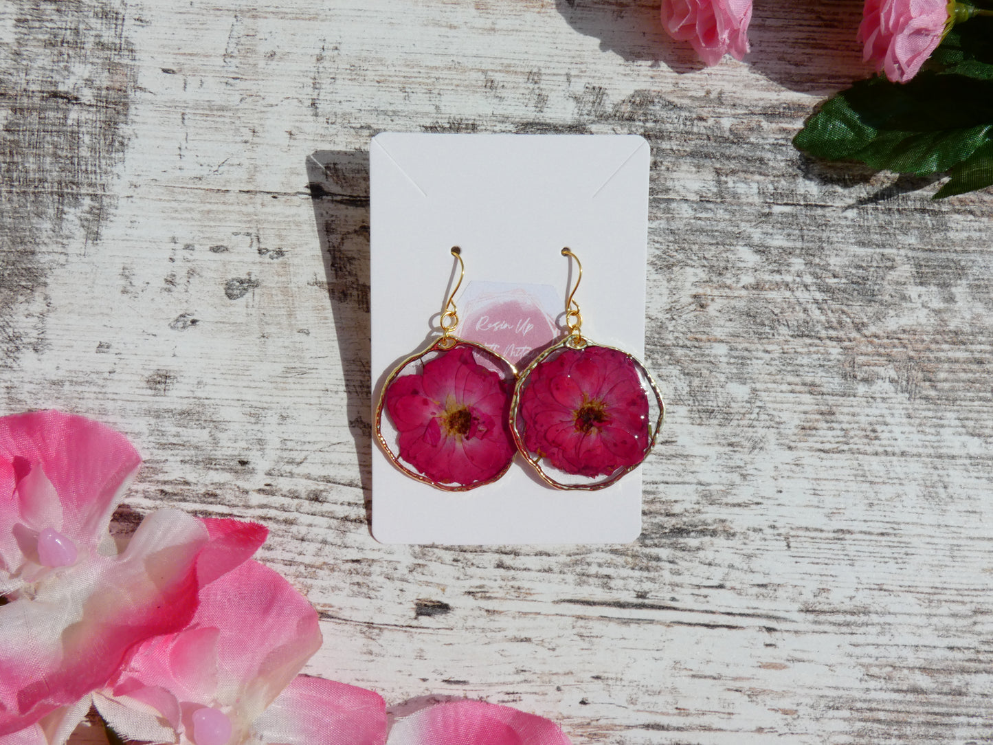 Golden earrings