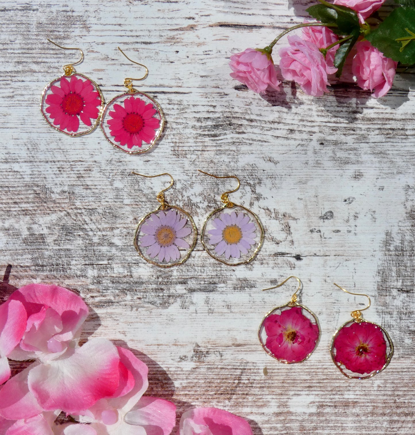 Golden earrings