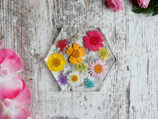 Flower coasters