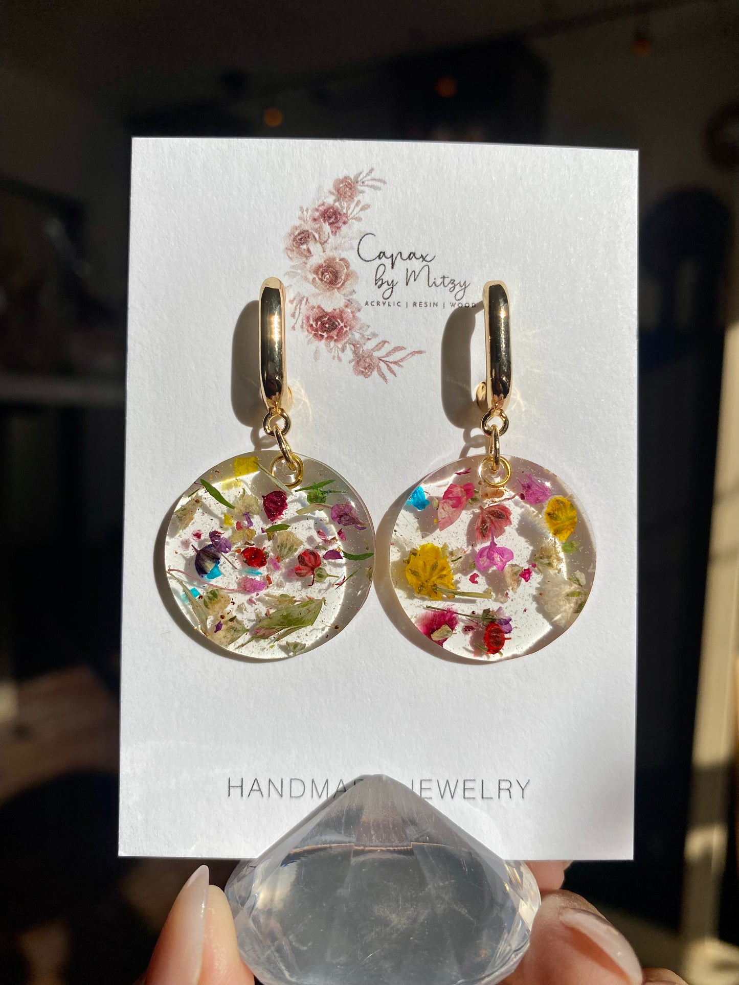Confetti Flower Earrings